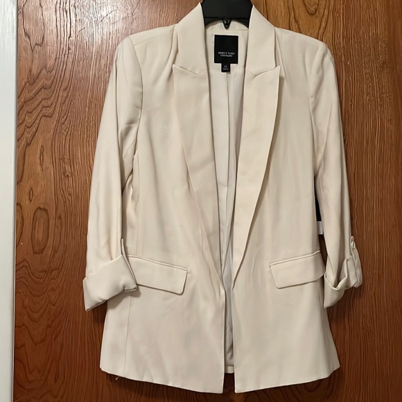 Simply Vera VeraWang Women’s Vanilla Ice Easy Blazer Size XS - Picture 1 of 4